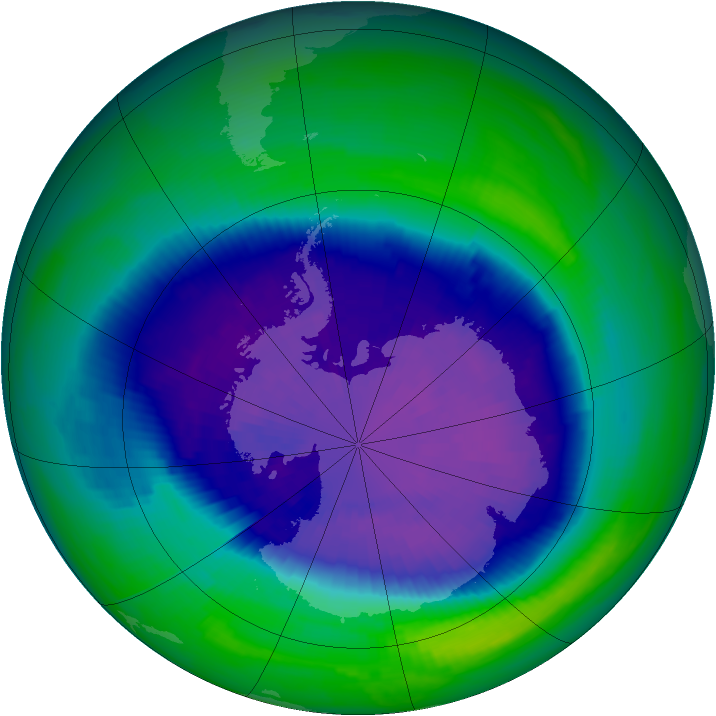 Ozone Map 1993-09-23
